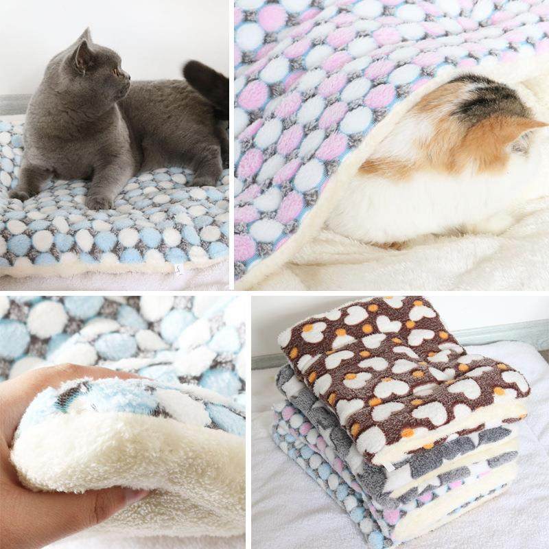 狗狗垫子猫睡垫冬天宠物狗窝冬季泰迪加厚毛毯子狗笼垫被子秋冬款