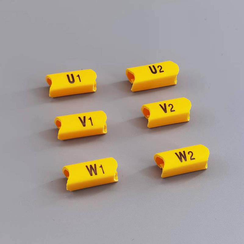 全切电机专用号码管1.5至35平方U1U2V1V2W1W2标识电线套管