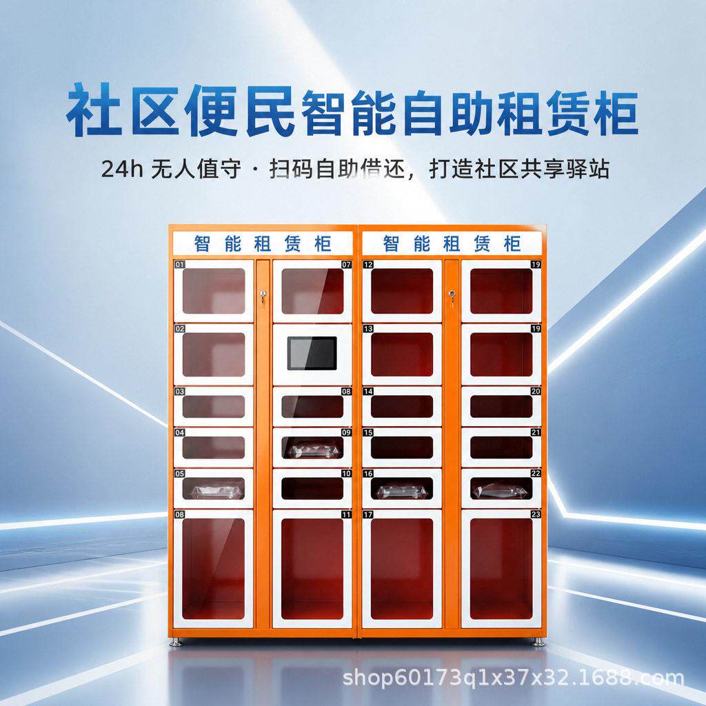 智能自助租赁柜无人自助自助租借24小时效管理适配多种场景