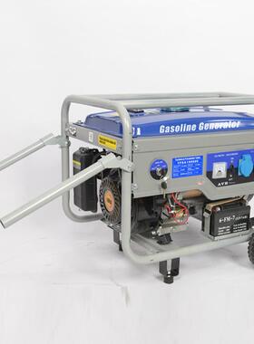汽油发电机220v大功率5kw220v380v两用家用小型静音3千瓦户外露营