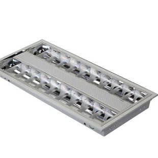 哑光反光镜面铝t5led格栅灯盘 暗装 厂家定制600 600办公室明装