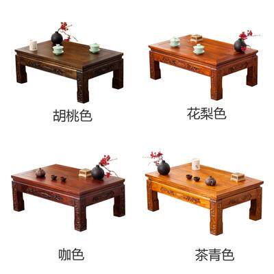 高档彷古榻榻米茶实桌木矮桌炕桌老榆木炕小几日式矮家用简几约桌