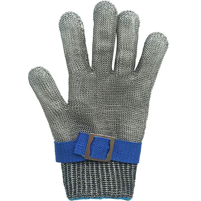 钢丝手套防割5级不锈钢丝编织金属铁手套防切割耐磨屠宰验厂生蚝