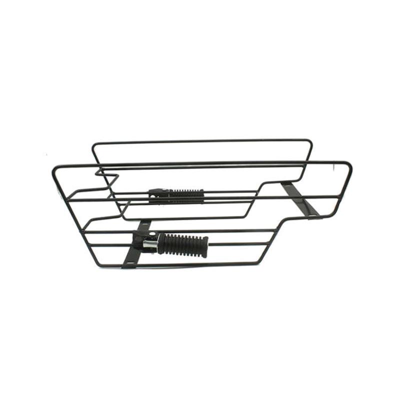 深远009新国标电动车菜篮 中框储物篮中置车筐收纳遛狗篮筐带脚蹬