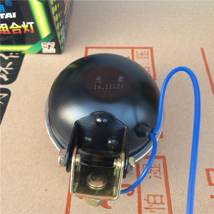 一对两个光泰3寸小太阳真空汽车射灯12v24v太阳疝气灯边灯倒车灯