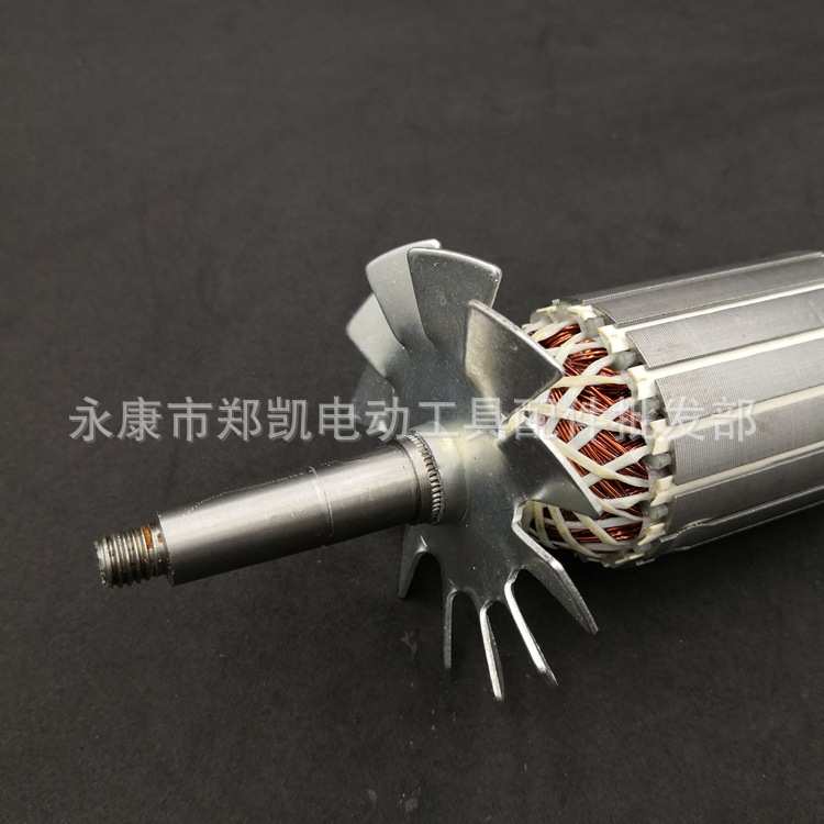 上海奔奇350转子博海8011D转子博海皮带350切割机转子大档后轴12