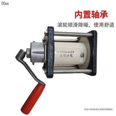 锥形旗杆升降配件内置手摇轮卷线器国旗摇把升降器手摇绞盘手柄