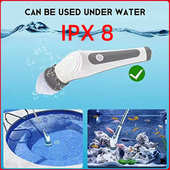 电动清洁刷 可伸缩多功能无线长柄刷子家用厨房浴室手持充电防水