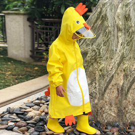 儿童雨衣幼儿园宝宝小孩男童女童小童卡通雨具雨披学生玩水上学用