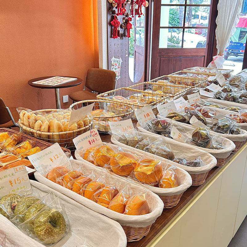 日式烘焙面 面包展示篮柳编收纳筐椭圆形陈列篮水果篮零食馍筐竹