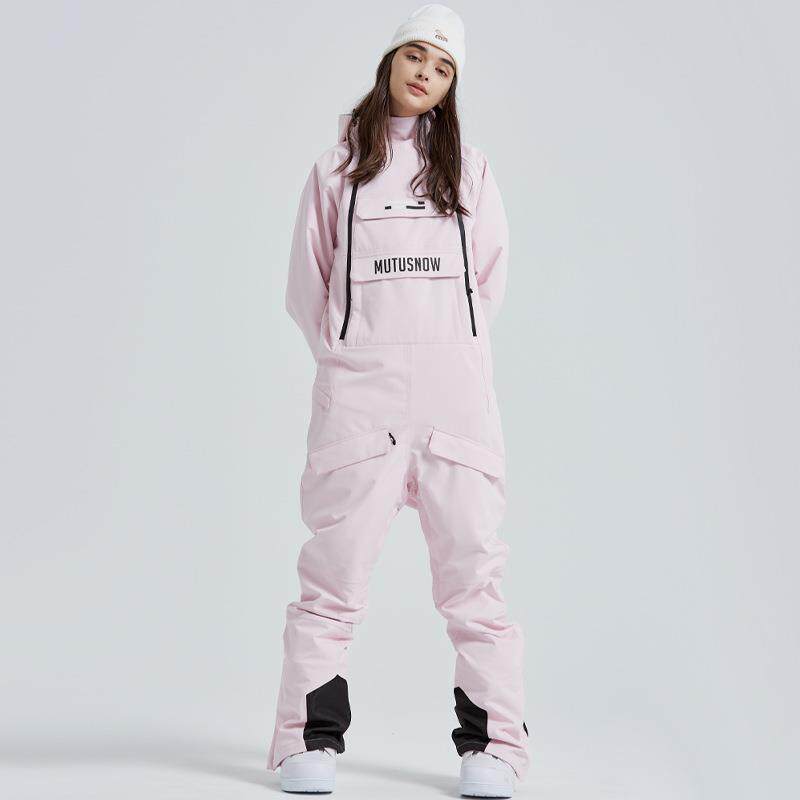 2024新品滑雪服女套装连体滑雪衣防风防水保暖单板双板滑雪衣裤男