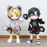 ob11娃衣 狼人猫咪套装 P9 p10 小铃铛阿巳 妖精体12分BJD娃衣服