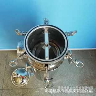 厂家供应 单袋式1号袋不锈钢过滤器 夹套保温过滤器 袋式过滤器