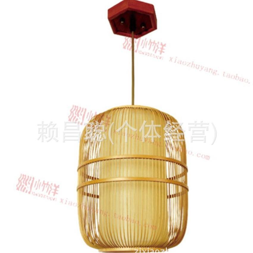 竹制灯笼竹吊灯复古竹灯纯手工编织竹灯竹建筑装饰灯
