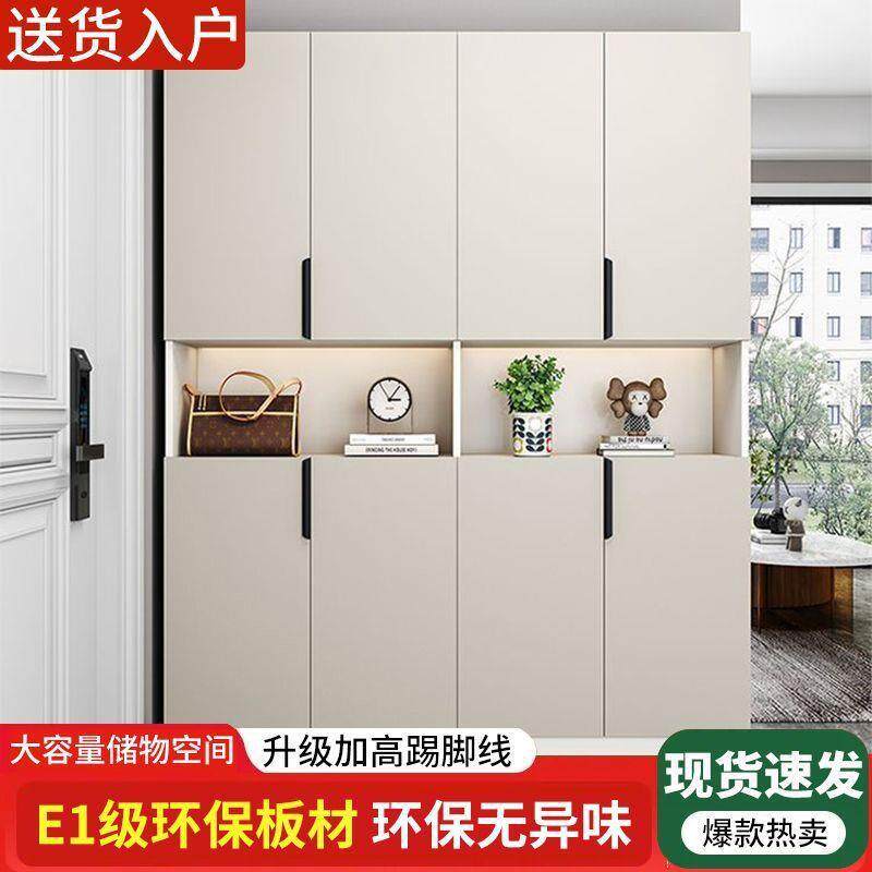 能入户门鞋柜用门靠墙多口功玄关柜收纳398一体家置物阳台柜新款