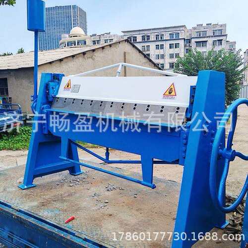 动折机折弯机边白手铁风管小CY-1000型机械法共板兰折边气动折弯