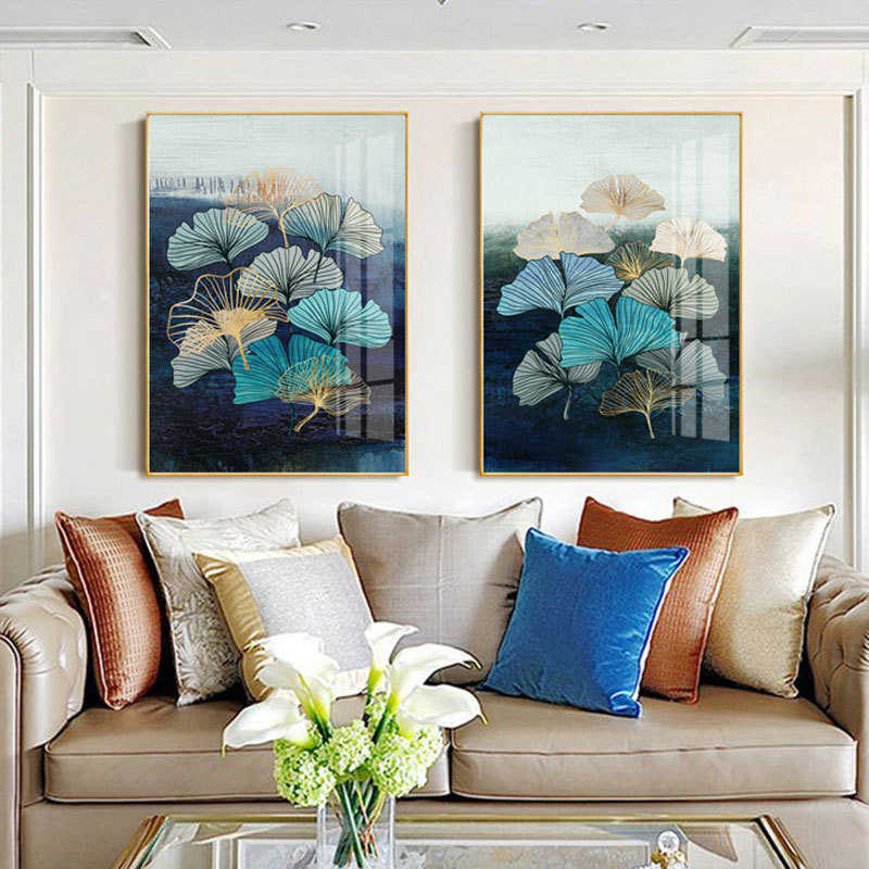 现代轻奢客厅装饰画沙发背景墙北欧复古挂画卧室餐厅墙画玄关壁画图片