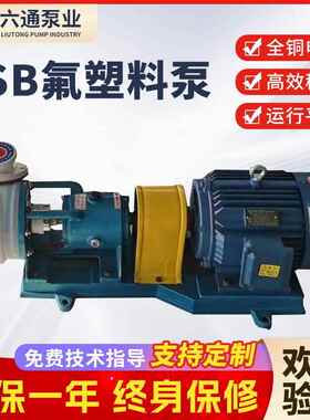 FSB型卧式耐酸碱腐蚀泵直联式氟塑料合金泵超高分子耐腐泵