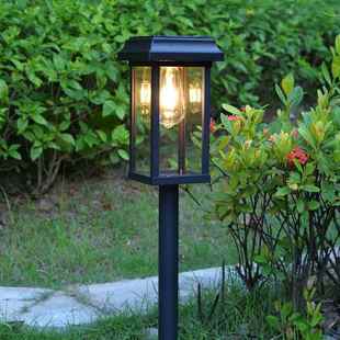 欧式 饰超亮LED庭院 户外太阳能草坪灯插地花园防水室外别墅草地装