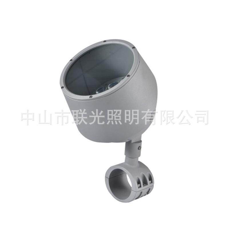 led防水投光灯户外工程建筑亮化投射灯庭院照树灯RGBW圆形抱箍灯