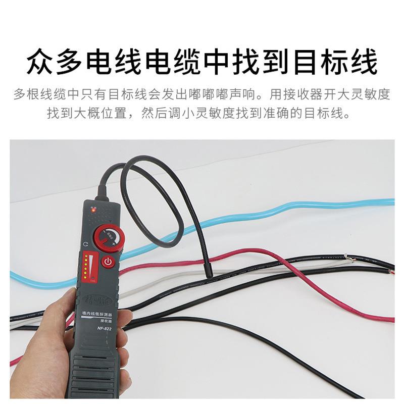 精明鼠厂家直销NF-822寻线仪地埋线测线仪墙体电缆暗线 强电检测图片