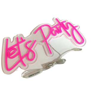 Party派对婚礼装 热销 Let 饰灯发光字母灯牌LED造型灯 霓虹灯