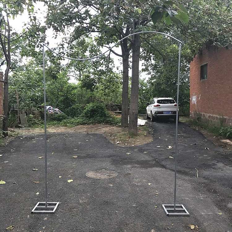 s形形线背景弧形吊顶圆环婚礼架铁环s帘架子背景婚庆吊环s道具