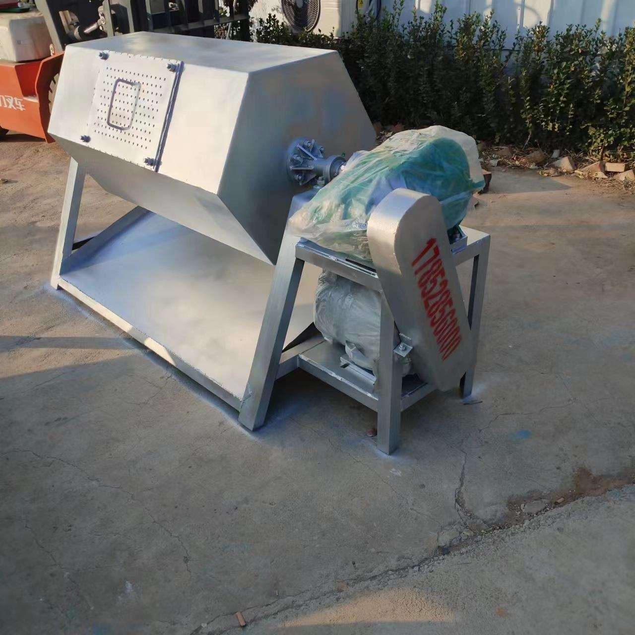 供应生锈铁管多用途滚筒除锈机大中型石材打磨电动抛光机研磨机
