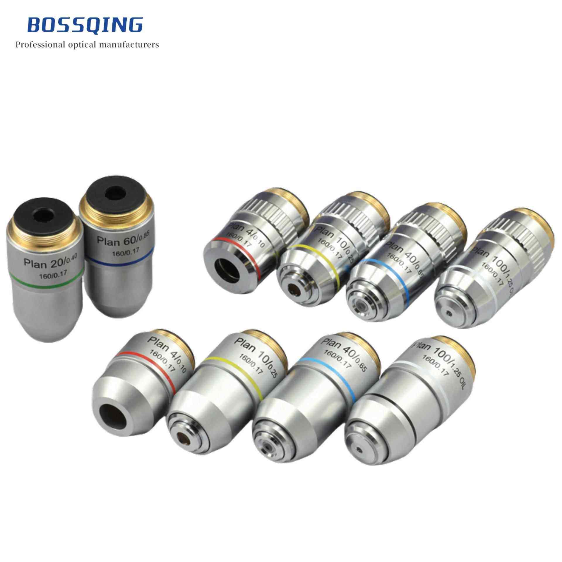 195PLAN生物显微镜物镜磨砂款物镜20.2mmRMS螺纹