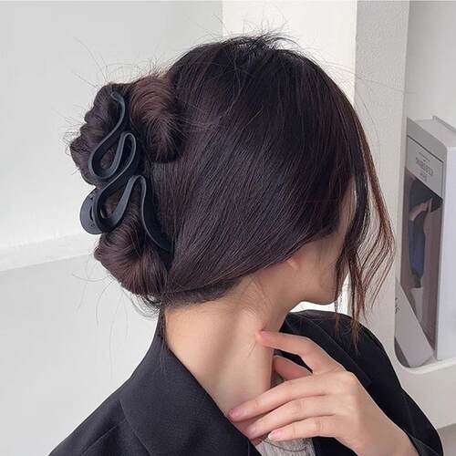 Large, high-end matte hair clip for women, new 2024 style, s