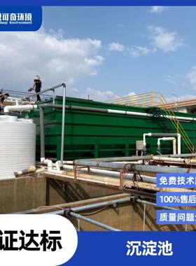 絮凝沉淀设备斜管沉淀斜板池养殖屠宰污水处理污泥沉降净水设备