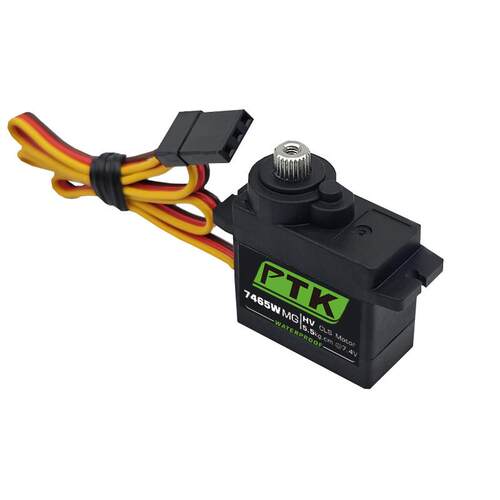 Ptk 7465W Mg 9g微型数字舵机防水5kg扭矩机器人固定翼180度