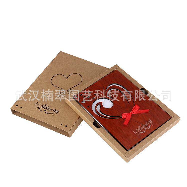 木质贺卡 情人节贺卡 创意纪念木质贺卡 母亲节日祝福卡片