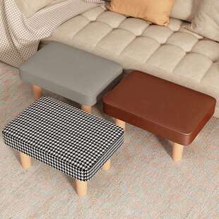 小客厅子凳子家用桌脚下沙发矮凳271踩脚凳翘木脚踏凳厂蹬实放腿