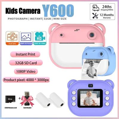 Children Digital Camera Instant Print for Kids Thermal Print