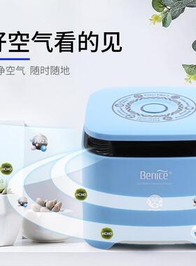 迷你家用PM2.5车载负离子清新除甲醛贝纳斯AP08PM2.5空气净化器