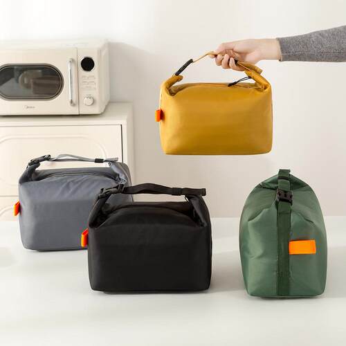 Stylish Simple Insulated Portable Lunch Bag Large Capacity