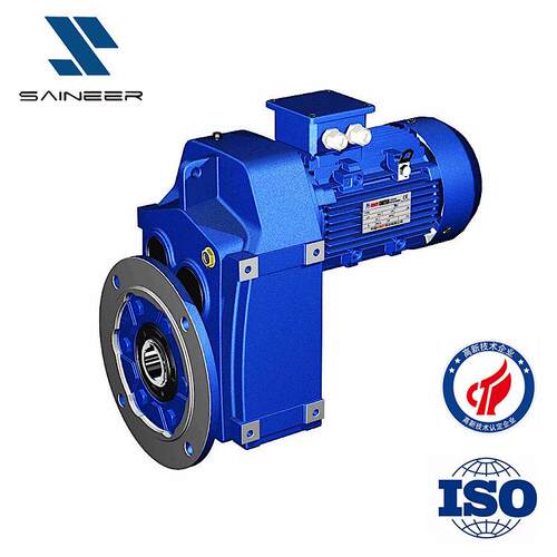 赛尼尔非标硬齿面斜齿轮减速箱 FF57平行轴减速器厂家供应