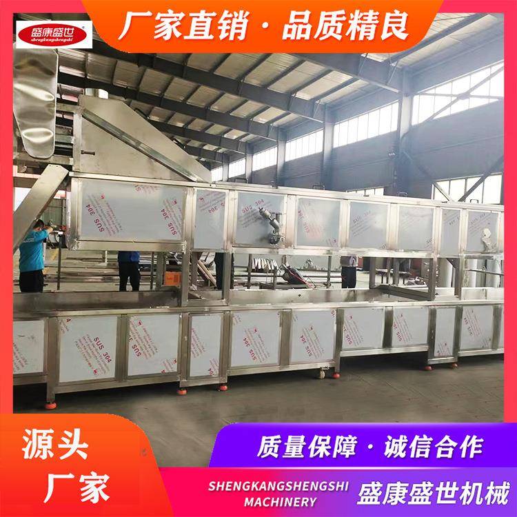 全自动真空包装巴氏杀菌流水线 豆干卤蛋鸡爪灭菌设备 可连续作业