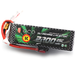 ACE格氏锂电池格式 3S 11.1V 2200mAh 25C 航模固定翼车船模型用