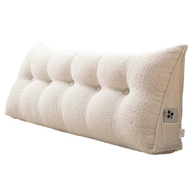 2024新款床头靠垫大靠背床上靠枕沙发榻榻米三角靠枕泰迪绒,居家布艺,靠垫/抱枕,淘宝优惠券,粉丝福利购,淘宝优惠卷