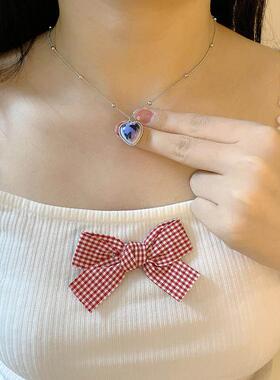 French Love Butterfly Rabbit pendant necklace少女甜美项炼