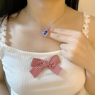 Rabbit French Love Butterfly necklace少女甜美项炼 pendant