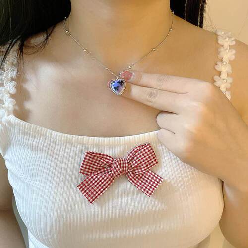 French Love Butterfly Rabbit pendant necklace少女甜美项炼