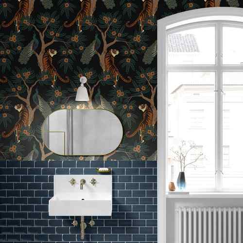 虎年动物肌理纹理自粘墙纸wallpaper防水可移除客厅墙贴RW201-220