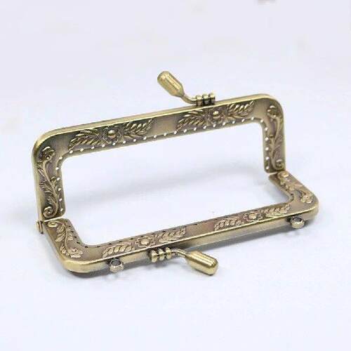 5pcs/lot 12cm Retro Bag Buckle Antique Bronze tone Metal