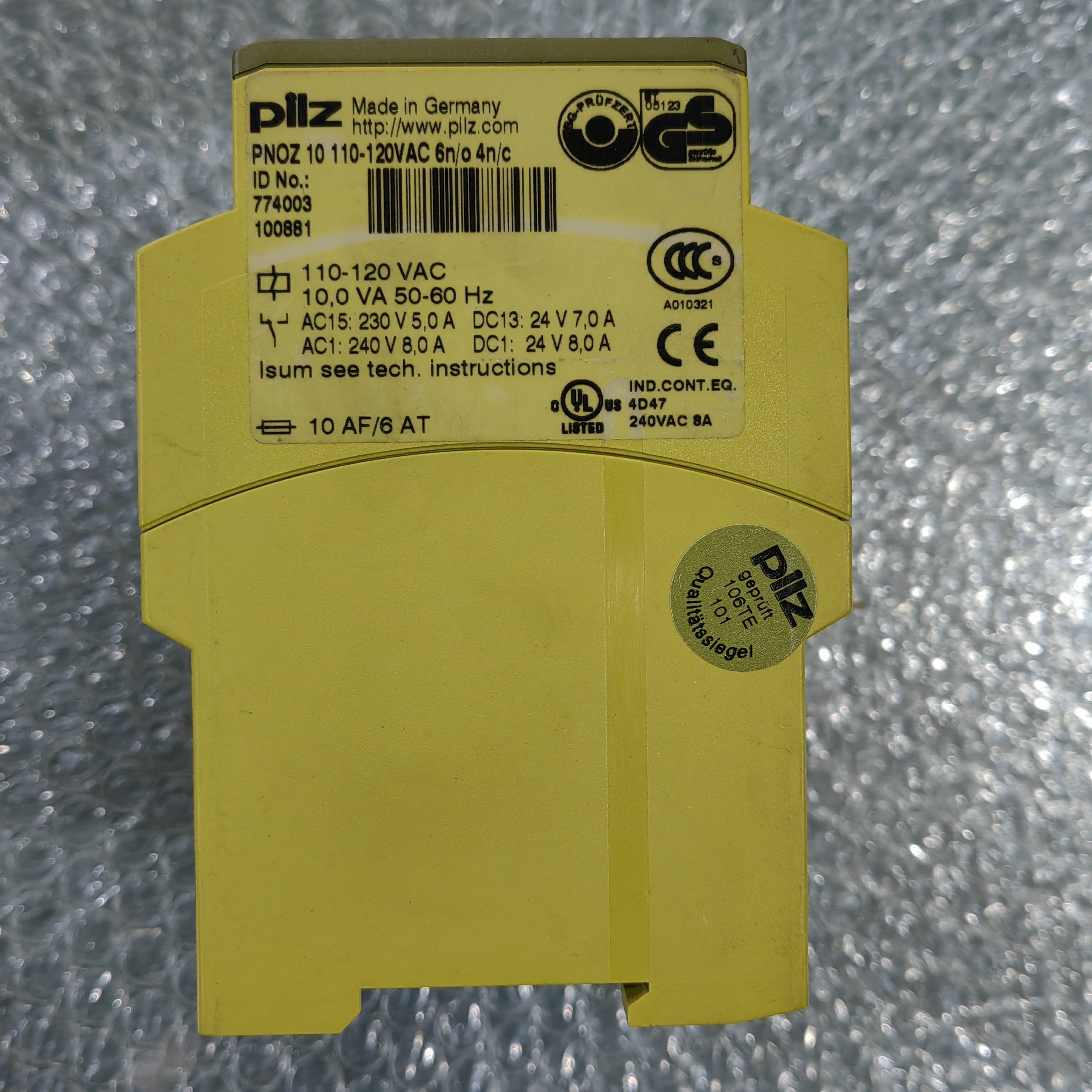 拆机正品皮尔兹  PNOZ 10 774003 现货