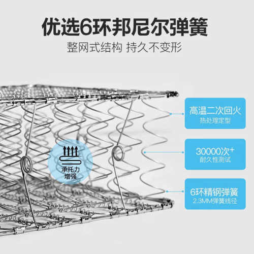 乳胶澜22cm舒脊两用床垫皇整晚睡3e床垫护弹簧棕软硬席梦思床垫椰
