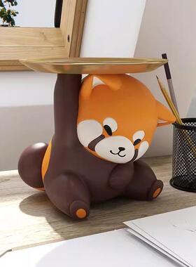 浣客熊桌钥匙收纳玄关KNM进门入户家居面厅装树脂跨境摆件工艺饰