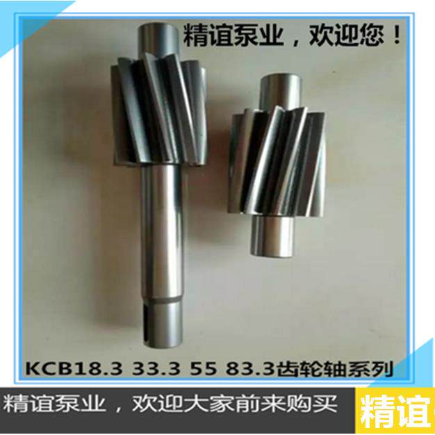 304材质不锈钢齿轮泵配件KCB-18.3/33.3/55/83.3不锈钢泵齿轮轴